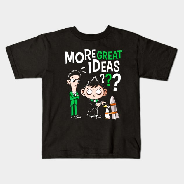 Masterplans Kids T-Shirt by wloem